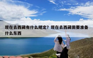 现在去西藏有什么规定？现在去西藏需要准备什么东西