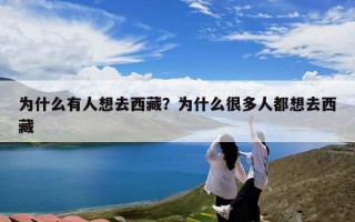 为什么有人想去西藏？为什么很多人都想去西藏