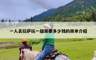一人去拉萨玩一趟需要多少钱的简单介绍