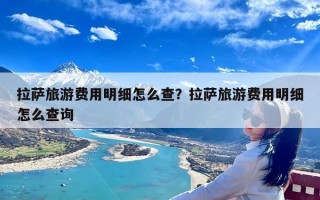 拉萨旅游费用明细怎么查？拉萨旅游费用明细怎么查询