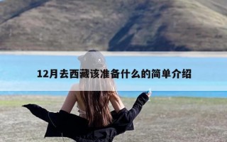 12月去西藏该准备什么的简单介绍