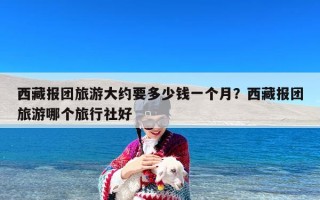 西藏报团旅游大约要多少钱一个月？西藏报团旅游哪个旅行社好