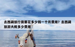 去西藏旅行需要花多少钱一个月费用？去西藏旅游大概多少费用