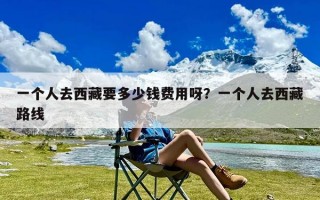 一个人去西藏要多少钱费用呀？一个人去西藏路线