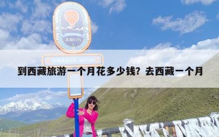到西藏旅游一个月花多少钱？去西藏一个月
