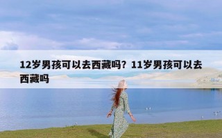 12岁男孩可以去西藏吗？11岁男孩可以去西藏吗