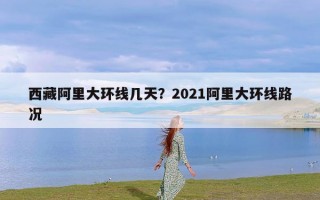 西藏阿里大环线几天？2021阿里大环线路况