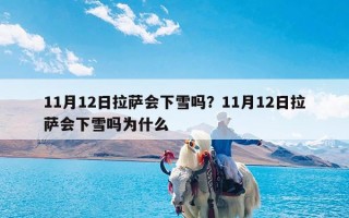 11月12日拉萨会下雪吗？11月12日拉萨会下雪吗为什么