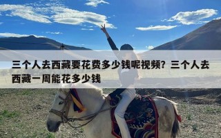 三个人去西藏要花费多少钱呢视频？三个人去西藏一周能花多少钱