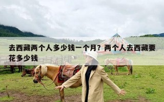 去西藏两个人多少钱一个月？两个人去西藏要花多少钱