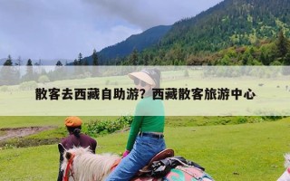 散客去西藏自助游？西藏散客旅游中心