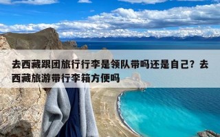 去西藏跟团旅行行李是领队带吗还是自己？去西藏旅游带行李箱方便吗