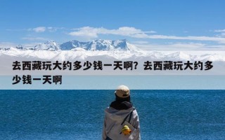 去西藏玩大约多少钱一天啊？去西藏玩大约多少钱一天啊