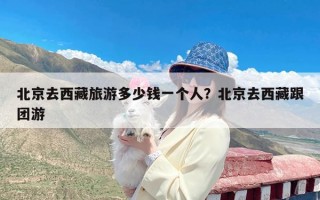 北京去西藏旅游多少钱一个人？北京去西藏跟团游