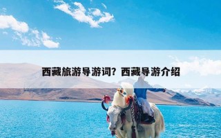 西藏旅游导游词？西藏导游介绍