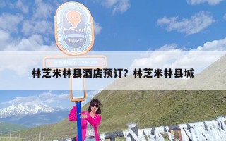 林芝米林县酒店预订？林芝米林县城