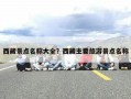 西藏景点名称大全？西藏主要旅游景点名称