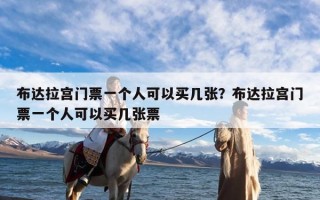 布达拉宫门票一个人可以买几张？布达拉宫门票一个人可以买几张票