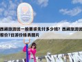 西藏旅游团一般要求先付多少钱？西藏旅游团报价7日游价格表图片