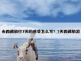 去西藏旅行7天的感受怎么写？7天西藏旅游