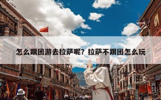 怎么跟团游去拉萨呢？拉萨不跟团怎么玩