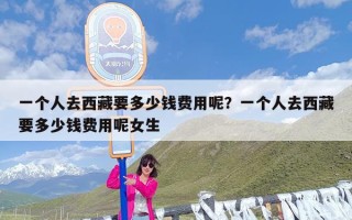 一个人去西藏要多少钱费用呢？一个人去西藏要多少钱费用呢女生