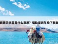 西藏天很蓝是什么意思？唱脸谱四年级下教案