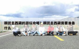跟团去西藏的游玩攻略？跟团去西藏需要准备什么