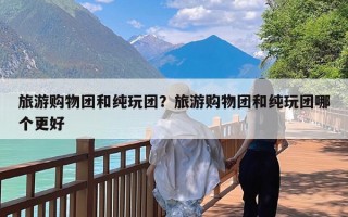 旅游购物团和纯玩团？旅游购物团和纯玩团哪个更好