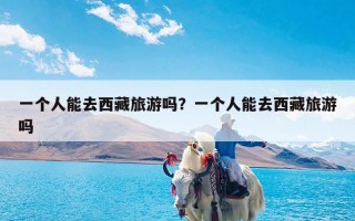 一个人能去西藏旅游吗？一个人能去西藏旅游吗