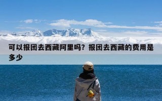 可以报团去西藏阿里吗？报团去西藏的费用是多少