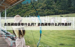 去西藏应该带什么药？去西藏带什么药物最好