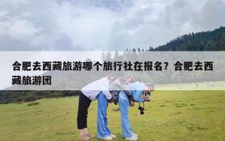合肥去西藏旅游哪个旅行社在报名？合肥去西藏旅游团