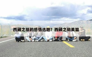西藏之旅的感悟选题？西藏之旅美篇
