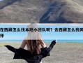 在西藏怎么找本地小团队呢？去西藏怎么找同伴