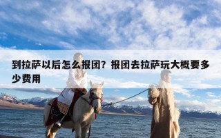 到拉萨以后怎么报团？报团去拉萨玩大概要多少费用