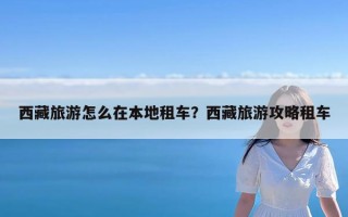 西藏旅游怎么在本地租车？西藏旅游攻略租车
