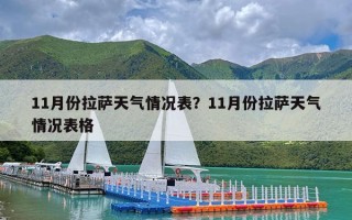 11月份拉萨天气情况表？11月份拉萨天气情况表格
