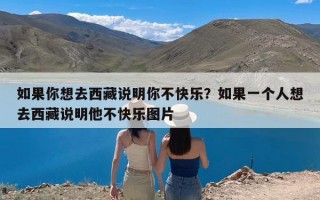 如果你想去西藏说明你不快乐？如果一个人想去西藏说明他不快乐图片
