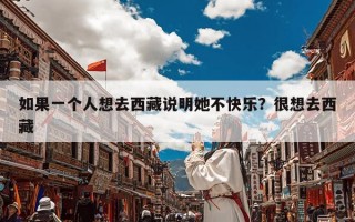 如果一个人想去西藏说明她不快乐？很想去西藏