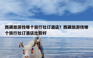 西藏旅游找哪个旅行社订酒店？西藏旅游找哪个旅行社订酒店比较好