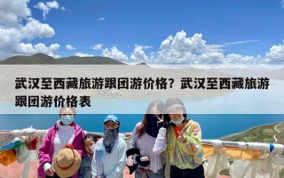 武汉至西藏旅游跟团游价格？武汉至西藏旅游跟团游价格表