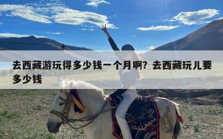 去西藏游玩得多少钱一个月啊？去西藏玩儿要多少钱