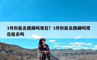 3月份能去西藏吗现在？3月份能去西藏吗现在能去吗