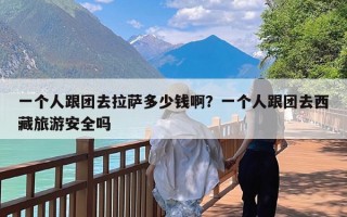 一个人跟团去拉萨多少钱啊？一个人跟团去西藏旅游安全吗