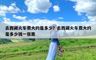 去西藏火车费大约是多少？去西藏火车费大约是多少钱一张票