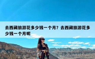 去西藏旅游花多少钱一个月？去西藏旅游花多少钱一个月呢