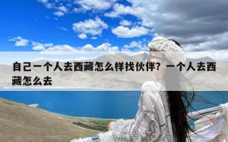 自己一个人去西藏怎么样找伙伴？一个人去西藏怎么去
