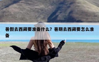 暑假去西藏要准备什么？暑期去西藏要怎么准备