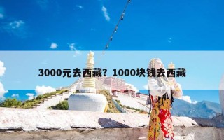 3000元去西藏？1000块钱去西藏